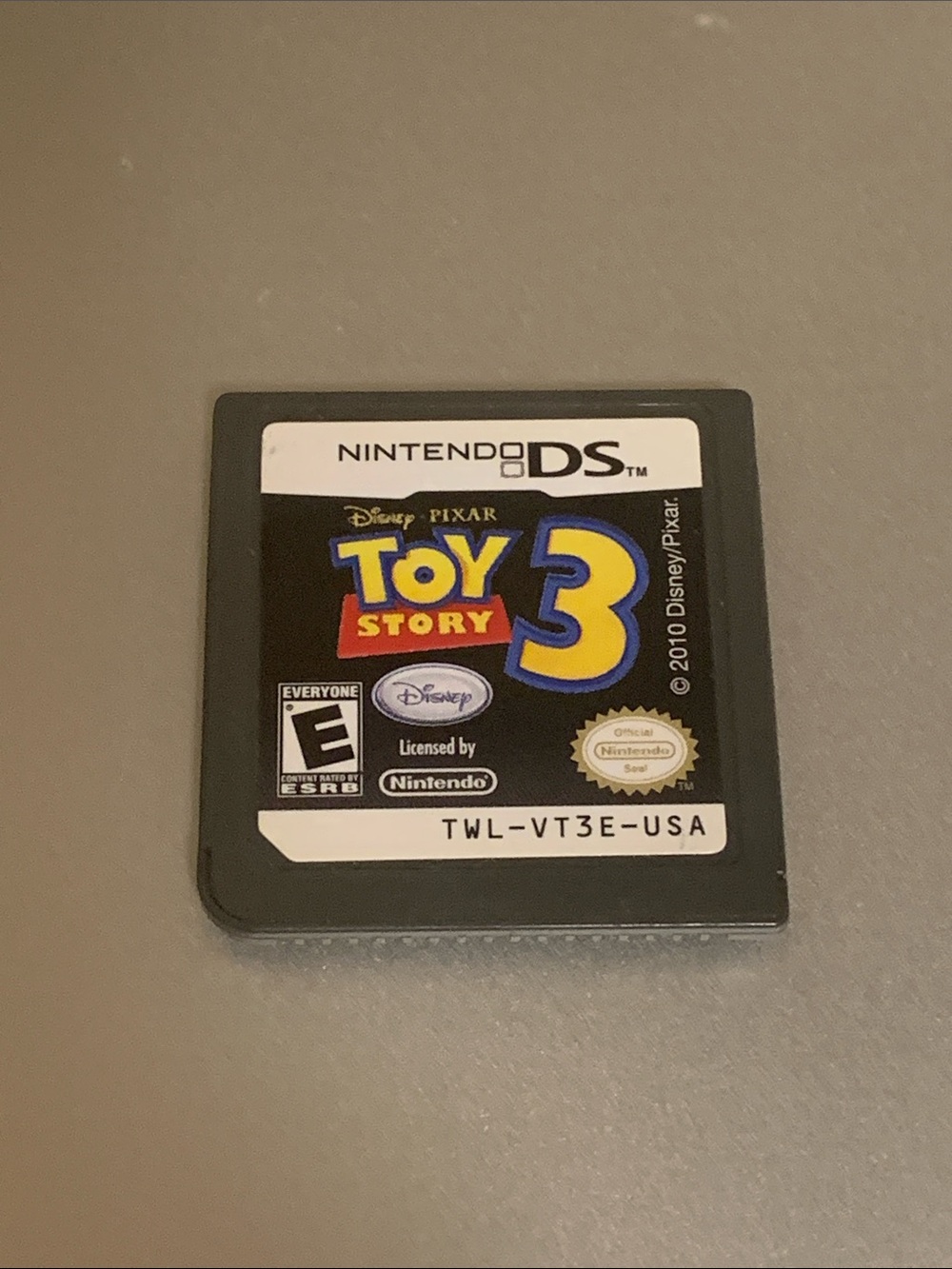 Nintendo DS Toy Story 3 Cartridge - Black with Blue & Yellow Logo